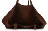 Kožené kabelka shopper bag Vittoria Gotti hnědá V205454